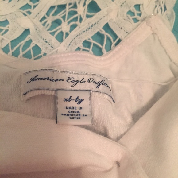 American eagle outfitters white dress