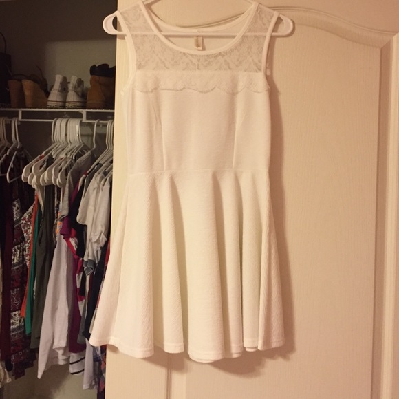 plain white dress