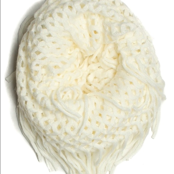 white infinity scarf