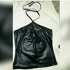 Pleather Halter top