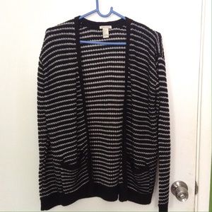 Striped Knit Cardigan NWOT