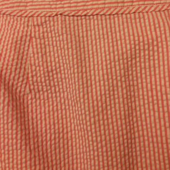 Seersucker Scalloped Hem Vineyard Vines Skirt - Picture 2 of 4