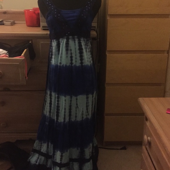 Justice tie dye maxi dress