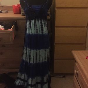 Justice tie dye maxi dress
