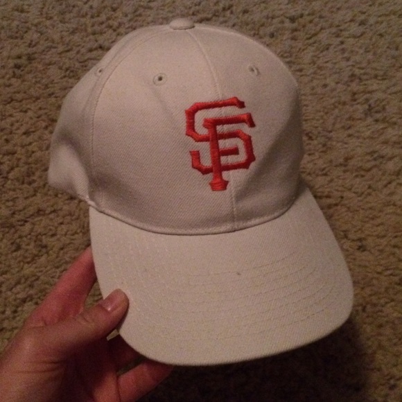 San Francisco Giants Baseball Cap (White/Orange)