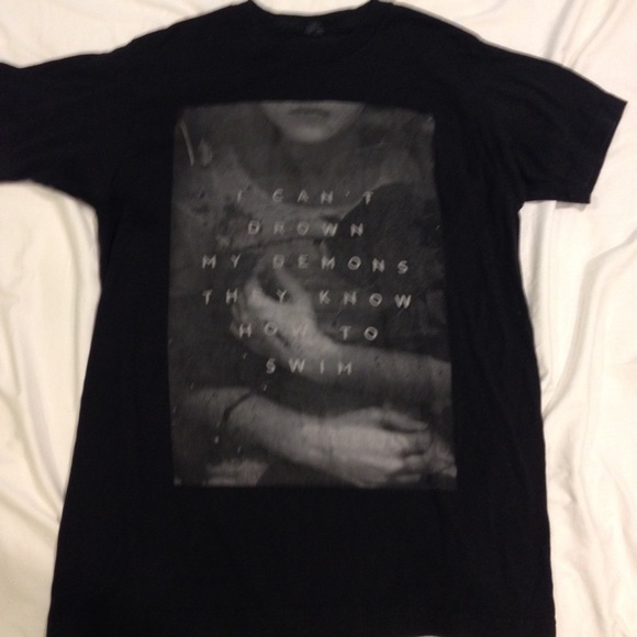 Bring Me The Horizon b&w t-shirt from concert