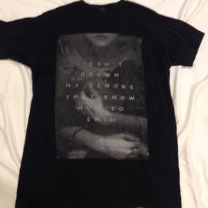 Bring Me The Horizon b&w t-shirt from concert