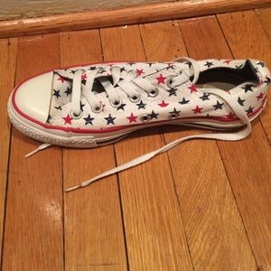 Red, white & blue converse
