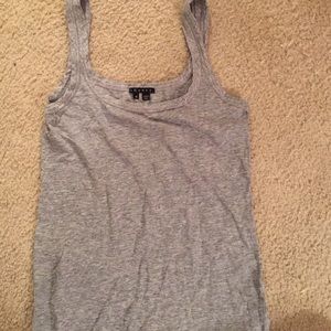 Theory super soft gray tank