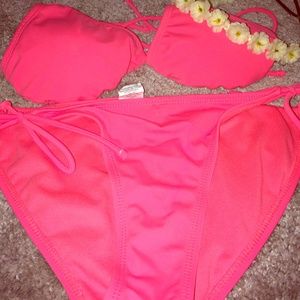 Pink bikini