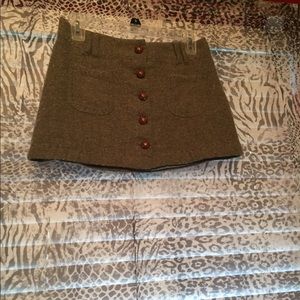 american eagle wool skirt