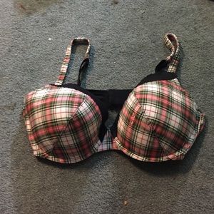 checkered Victoria's Secret bra 38D