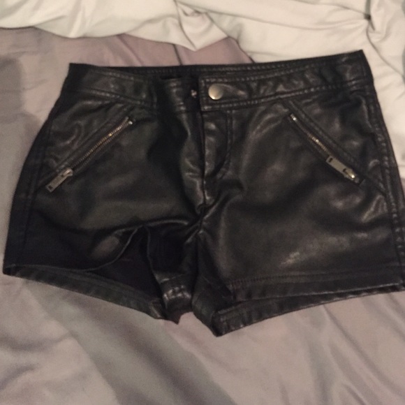 leather forever 21 shorts