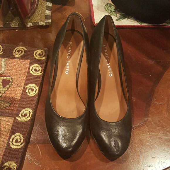 Franco Sarto Leather Wedges