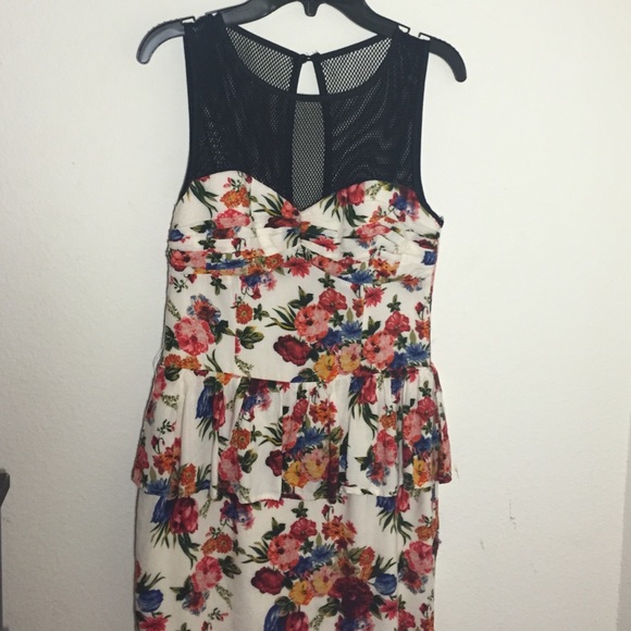 F21 floral dress.
