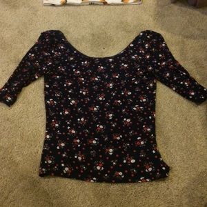 Floral crop top