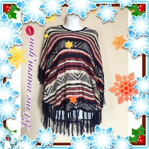 🌸Tribal Poncho Sweater🌸