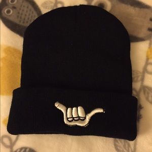 Groovy Black Beanie