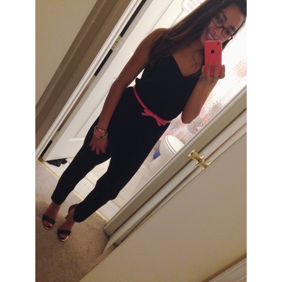 Top shop black jumpsuit