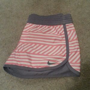 Nike Reversible Pink Striped Shorts