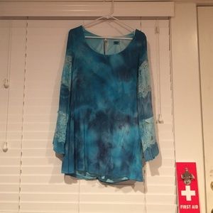 Home tie dyed dress