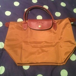 Small caramel longchamp