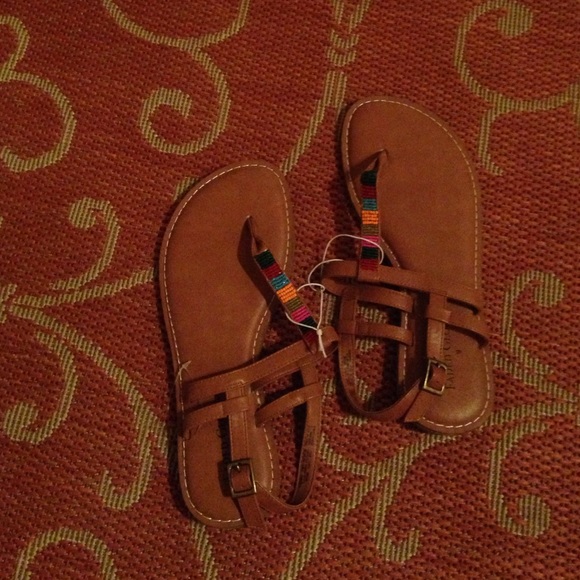Never Worn Boho Sandals - Picture 1 of 4