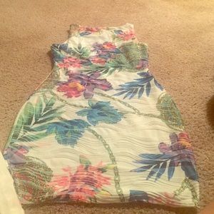Short floral dress