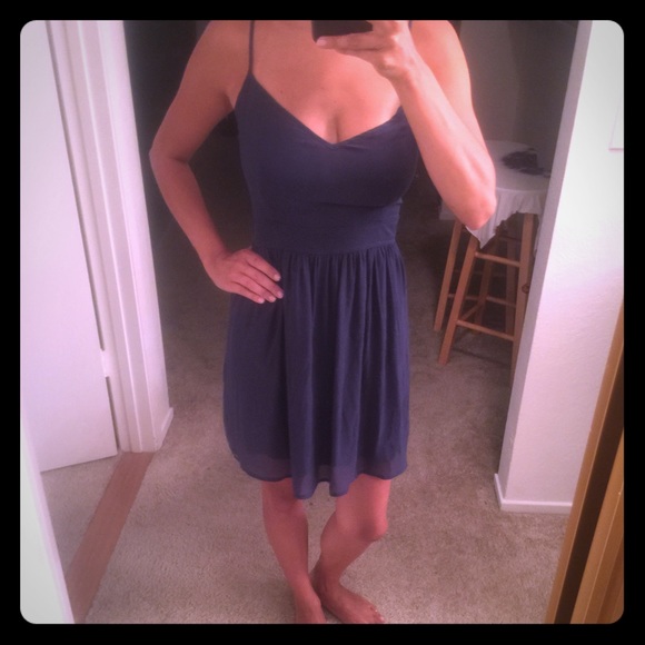 Abercrombie and Fitch blue dress