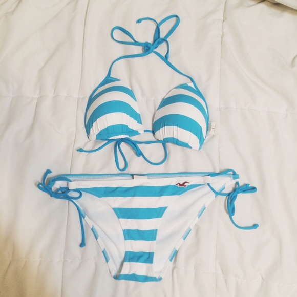 Striped bathing suit