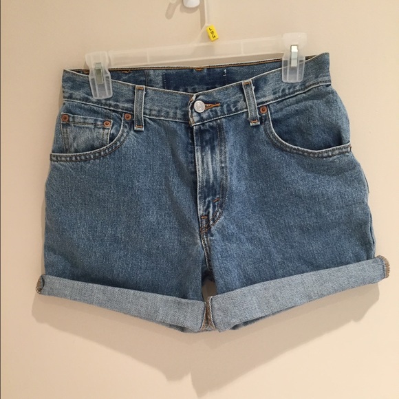 Levi's high waisted shorts