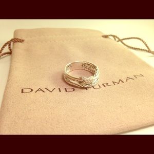 David Yurman Multi cable "X" crossover Ring