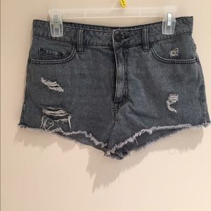 Super high rise cheeky: grey