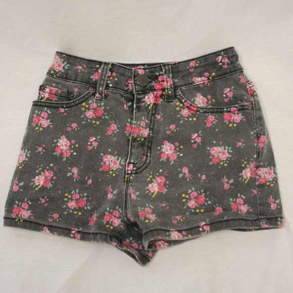 Urban Outfitters floral high waisted shorts