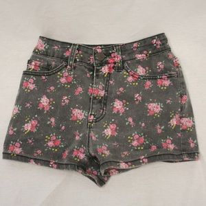 Urban Outfitters floral high waisted shorts