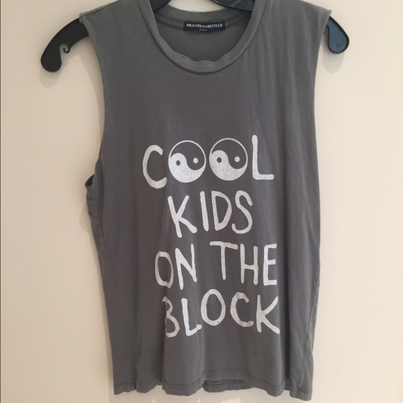 "Cool kids on the block" muscle tee