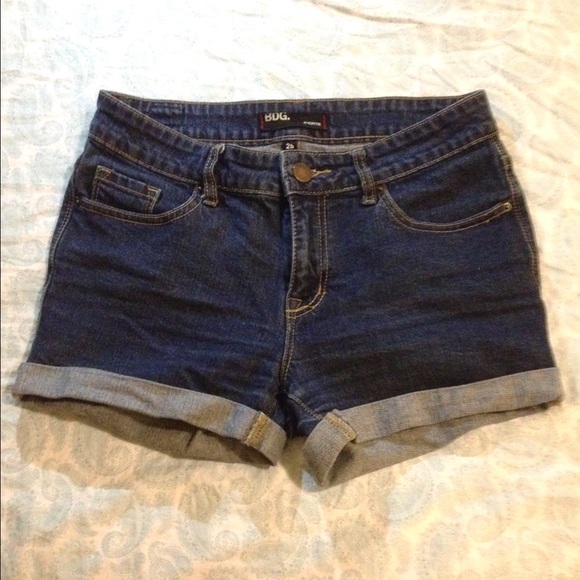 BDG Denim High Waisted Shorts Urban Outfitters