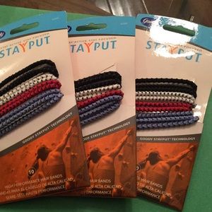 30 Goody Stay put ponytail hair bands NWOT