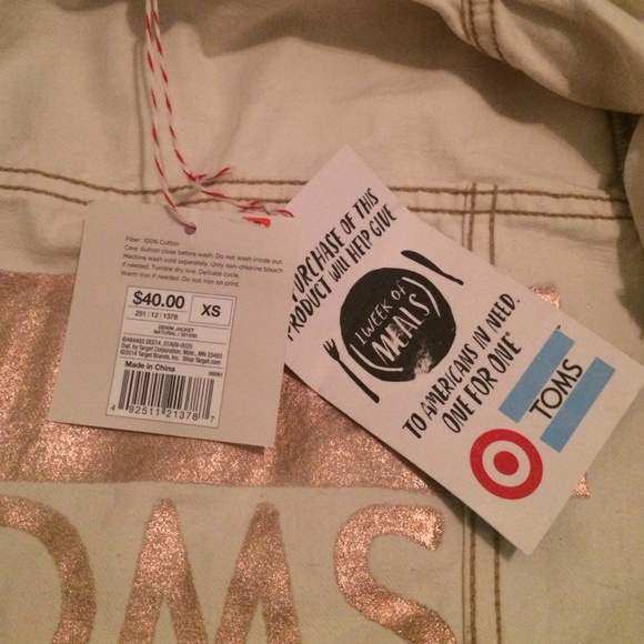 TOMS khaki denim jacket - Picture 3 of 3