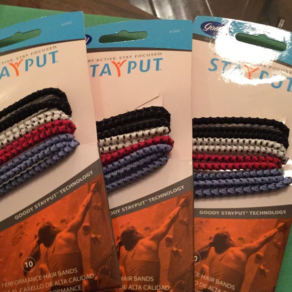 30 Goody  stay put ponytail hair bands NWOT