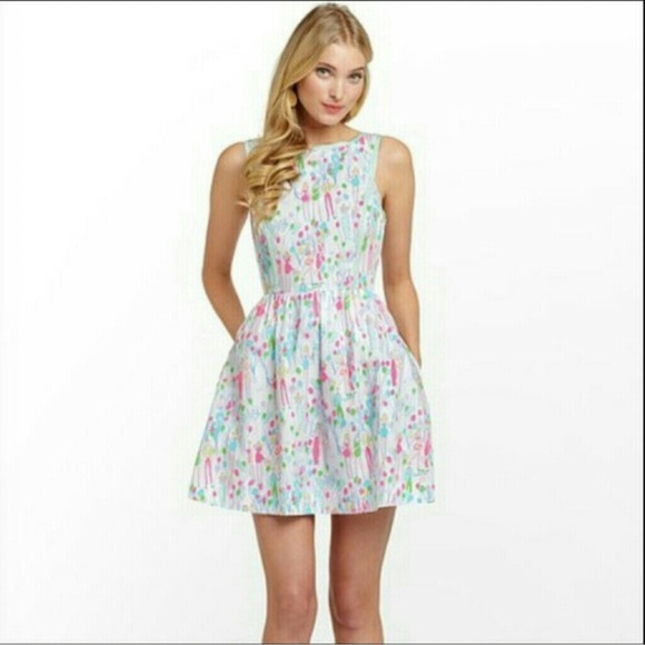 🎀SOLD🎀 Lilly pulitzer pop party sandrine dress! - Picture 1 of 1