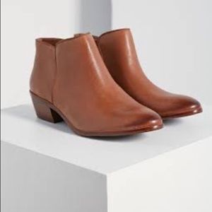 Brand new Sam Edelman chestnut colored ankle boots