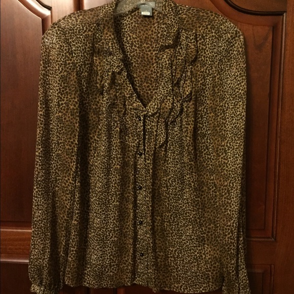 Ann Taylor chiffon blouse