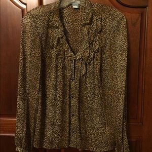 Ann Taylor chiffon blouse