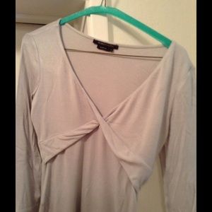 BCBG Max Azria twist v-neck top
