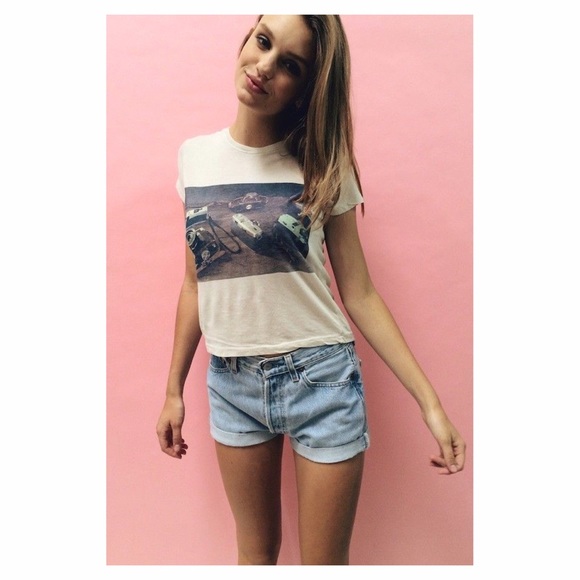 Brandy Melville Tops - Brandy Melville Camera Crop Top Photography