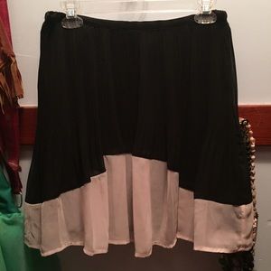 LC Lauren Conrad Black & White Skirt