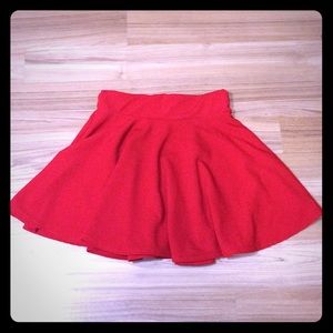 Red skirt