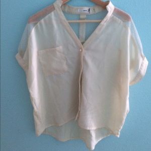 Cream Blouse