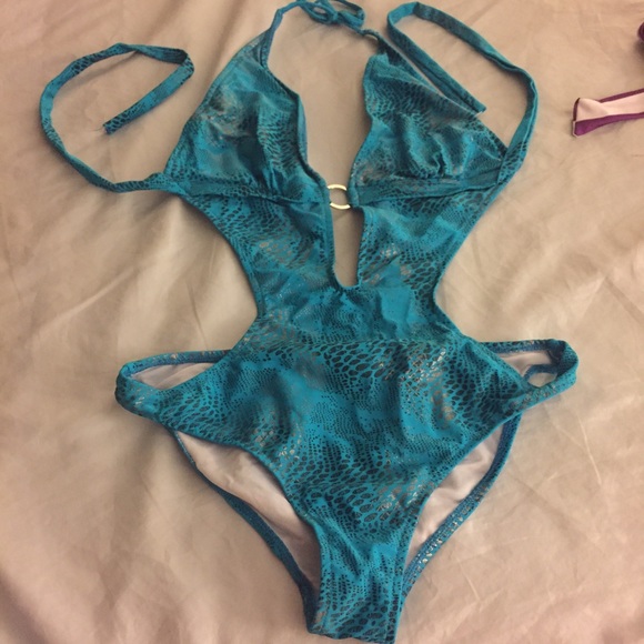 Wetseal Monokini snake print